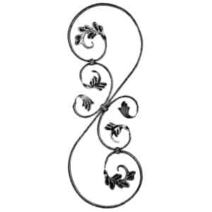 Ornament 800x300 mm, profil 16x8 mm, levý