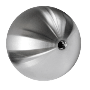 Koule dutá se závitem M8 / ø 80 mm broušená nerez K320 / AISI304