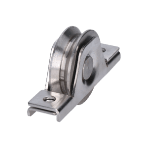 Kladka ø58 mm pro zapuštění do jeklu, pro profil C906IXV, nosnost 300 kg, nerez AISI304