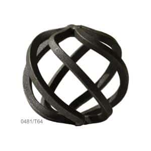 Koule točená 70 x 70 mm, čtyřhran 6 x 6 mm