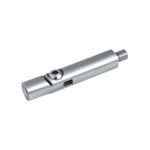 Čep s kloubem (vnější závit M8-vnitřní závit M6, ø 14 mm, L: 68 mm), broušená nerez K320 / AISI304