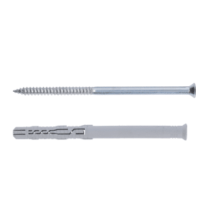 Hmoždinka rámová 10x160 se zápustným  límcem a vrutem se zápustní hlavou, TX30