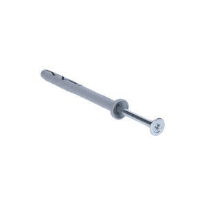 Hmoždinka natĺkacia 6x80 se zápustným  límcem a vrutem 3.9x85 se zápustní hlavou