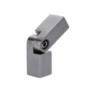 Spoj nastavitelný čtvercový (na tyč 12x12 mm /L: 70 mm), broušená nerez K320 / AISI304