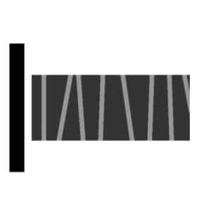 Madlo zdobené AU 40x6 - délka 6m