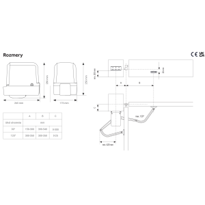LiftMaster AA250EVK-03 s MyQ rozhraním 828EV