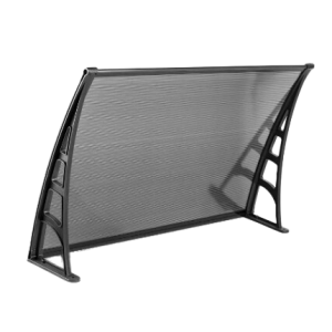 Přístřešek nad vchodové dveře 700x1200mm, černý