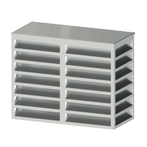 Kryt na venkovní jednotku klimatizace, pozink