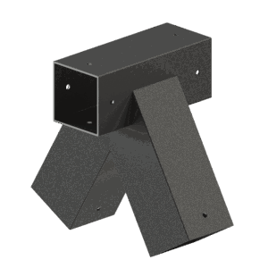 Rohová spojka na houpačku pro hranol 80x80mm, pozinkovaná ocel