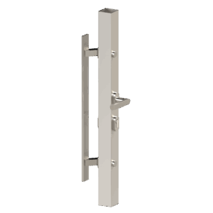 Madlo 45° a klika pravá, L = 600 mm, AISI 304