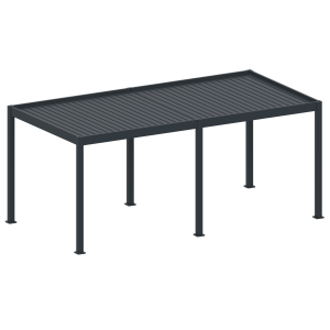 Hliníková bioklimatická pergola, 3 x 6 m