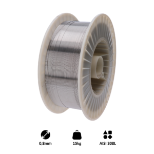 Svařovací drát/AISI 308L/0.8 mm, 15kg, MIG-MAG nerez