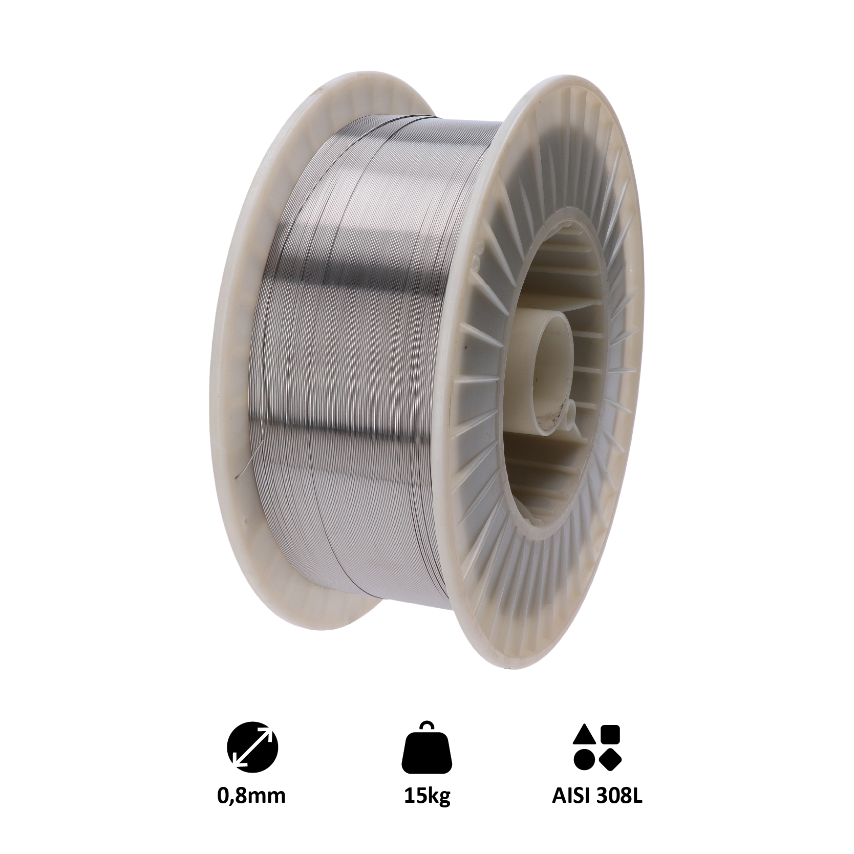 Svařovací drát/AISI 308L/0.8 mm, 15kg, MIG-MAG nerez