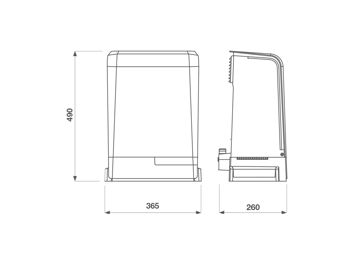 STORM pohon pro posuvnou bránu do 2500 kg - Obrázek 2