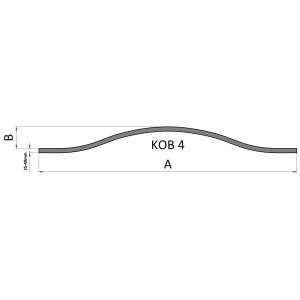 Oblúk typu KOB 4 ploché tyče