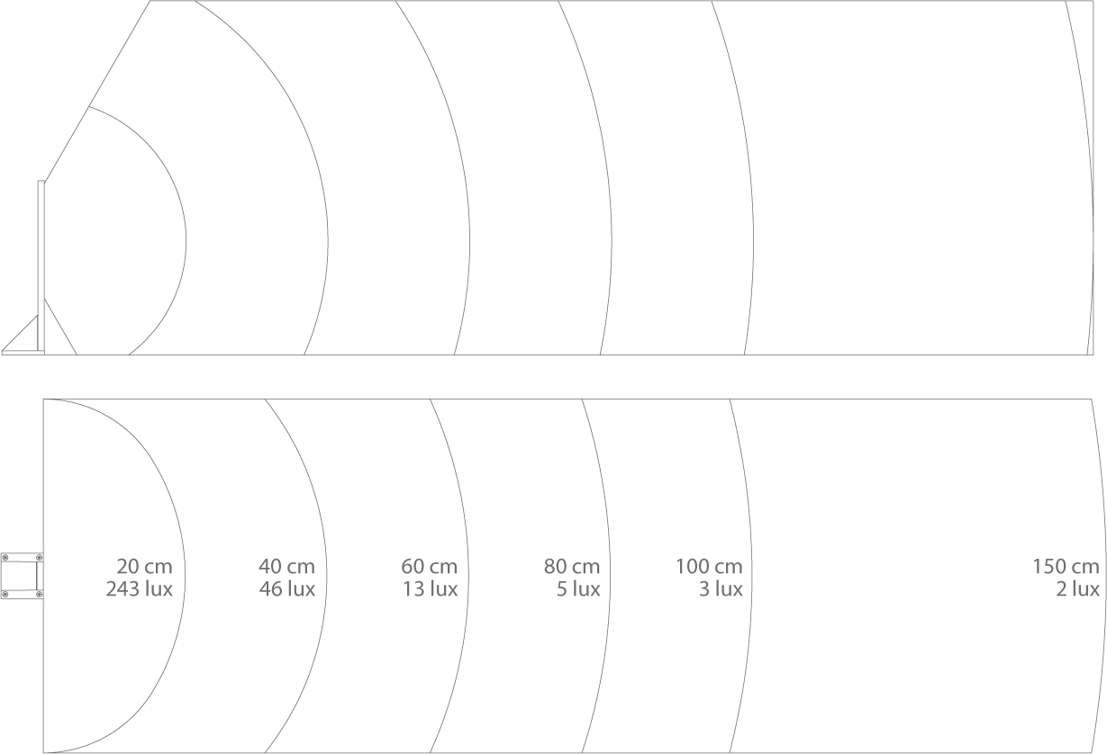 Venkovní LED osvětlení VERTICAL, vertikální - Obrázek 2