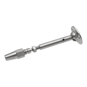 Úchyt, napínák pro lanko ø 4 mm, broušená nerez AISI 316