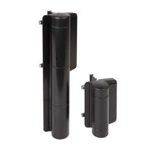 Záves s hydraulickým samozatváračom, 180°, do 200 kg, RAL9005