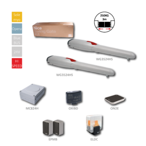 HI-SPEED sada pro dvoukřídlovou bránu do 3m/křídlo