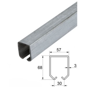 Profil GRANDE 57x68x3mm, dĺžka 4m