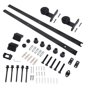 Systém pro posuvné dveře, L=2000mm, RAL 9005 matná