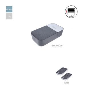 SPIDO1000 hlava pre sekcionálnu bránu do 10,5m2 + 2x INTI2