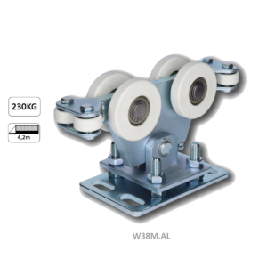 Vozík do 230 kg, nastavitelný, profil 95 × 100 mm, pozink