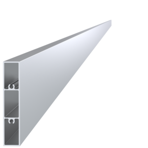 Al profil 80 x 16 x 6000 mm, bez povrchové úpravy