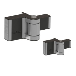 Záves pre krídlové bránky do 60 kg/1 m, otvárateľný do 180°, RAL9005