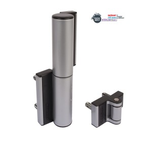 Záves so zabudovaným zatváračom pre brány do 75 kg/1,1 m, SILV