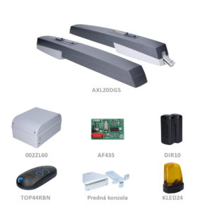 AXL ECO ATOMO sada pro dvoukřídlou bránu do 2.2m/křídlo