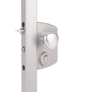 LOCINOX® povrchový elektrozámok LIRQ U2L-VSZR, funkcia FAIL CLOSE (kazeta, zámok, cylindrická vložka, klučka typ R), pre