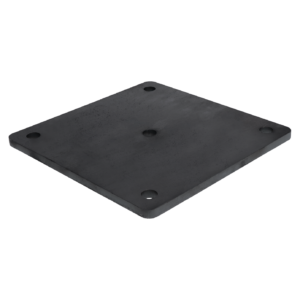 Plotna 200x200x9mm s otvormi 13mm, bez povrchový úpravy