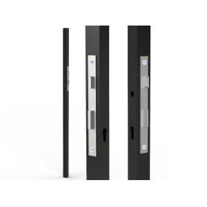 Profil 40x40x2mm H-1500mm se zámkem ZM90/40H, levý