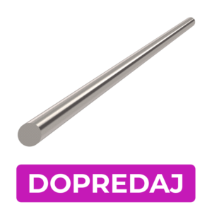 Tyč ø 3 x 2000 mm, kartáčovaná nerez AISI 304