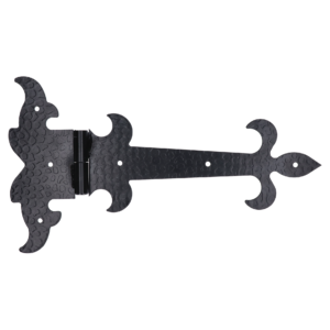 Pánt ozdobný 350x200, tloušťka 3 mm, černá farba, levý