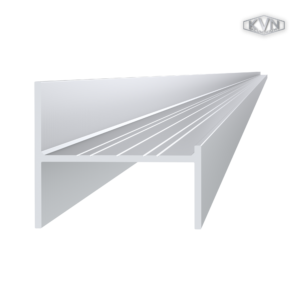 Poškozený UT profil 50x44x6000mm, materiál EN AW-6060 T66, přírodní hliník bez povrchové úpravy, cena za KUS