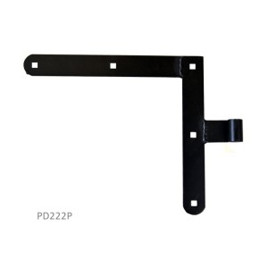 Kování 250x290mm, 35x4mm, fi.14mm, černé, pravé
