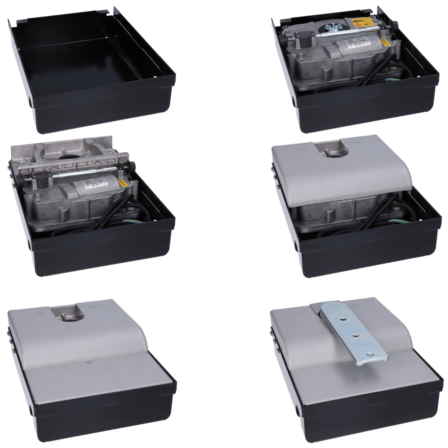 SFAB2024 podzemní pohon s boxem pro křídlovou bránu do 2,3m/křídlo - Obrázek 2