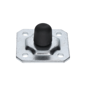 Nastavitelný doraz posuvných vrat, plotna 100x100mm, pozinkovaný