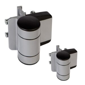 DINO dvojložiskový záves 180°, nastaviteľný 2D, RAL9005