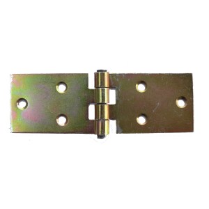 Závěs pásový 100 x 35 mm, žlutý zinek