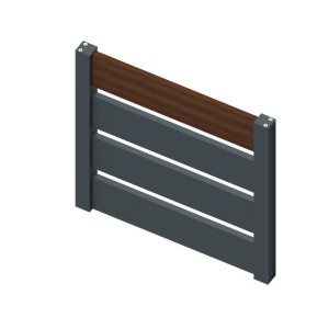 Vzorek AL výplně plotu