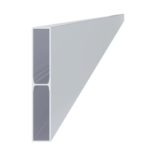 Al jekl 120 x 20 x 1,5 x 6000 mm, hliník bez povrchové úpravy