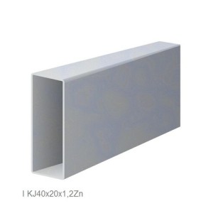 Uzavretý profil 40x20x1,25mm, zinkovaný DX51D+Z100, hladký L=6000mm, cena za kus