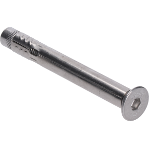 Nerezová kotva pro Al profil, hlava na 6 mm imbus