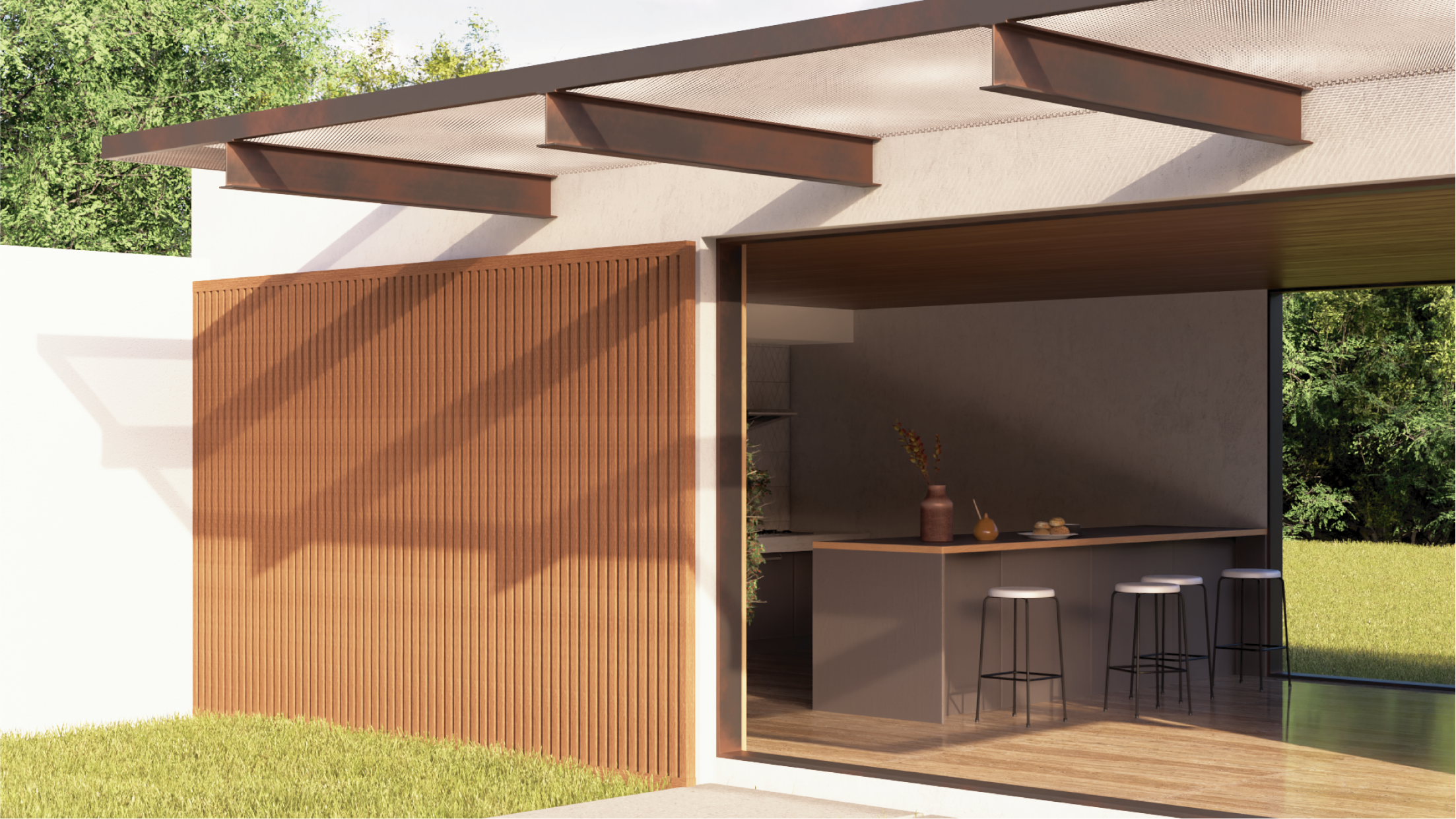 Al jekl 60 x 40 x 1 x 6000 mm, lak se strukturou OŘECH - Obrázek 4