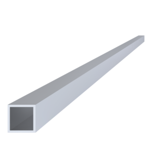 Al jekl 25 x 25 x 2 x 6000 mm, bez povrchové úpravy