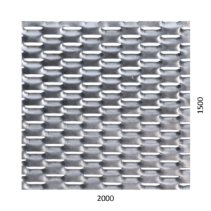 Tahokov Fe, oko: 47x18mm, můstek: 8mm (2000x1500x1,5mm), orientace oka: rozměr oka 47mm je rovnoběžný s rozměrem desky 2