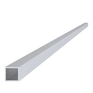Al jekl 20 x 20 x 1,5 x 6000 mm, bez povrchové úpravy